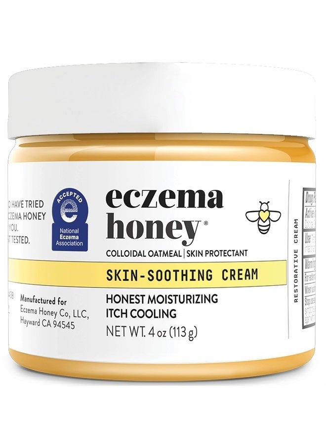 ECZEMA HONEY Original Skin-Soothing Cream - Organic Hand & Body Eczema Relief - Natural Honey Lotion for Dry, Itchy, & Irritable Skin (4 Oz) - Image 1