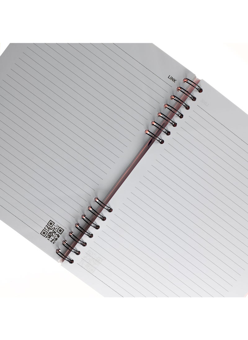 Bravo Bravo Link Notebook - Plastic Cover - 150 Sheets - 1 Subject - Lavender  - Image 4