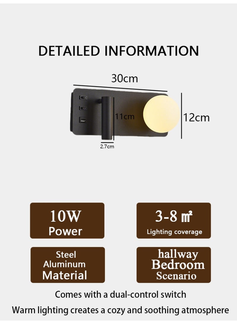 Modern Multifunctional Dual-Light Source Wall Sconce - Image 2