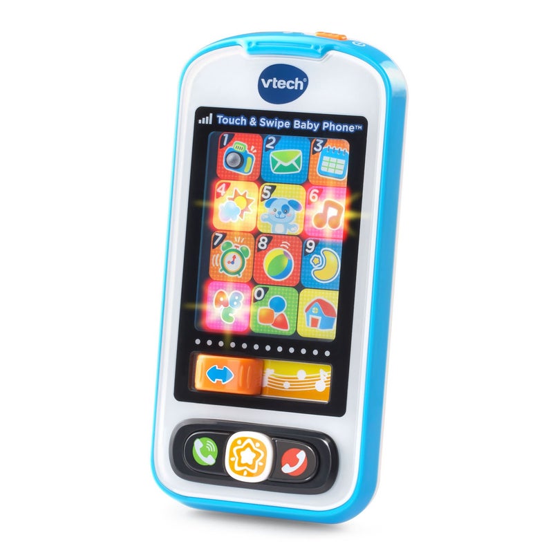 VTech Touch and Swipe Baby Phone, Blue - Image 1
