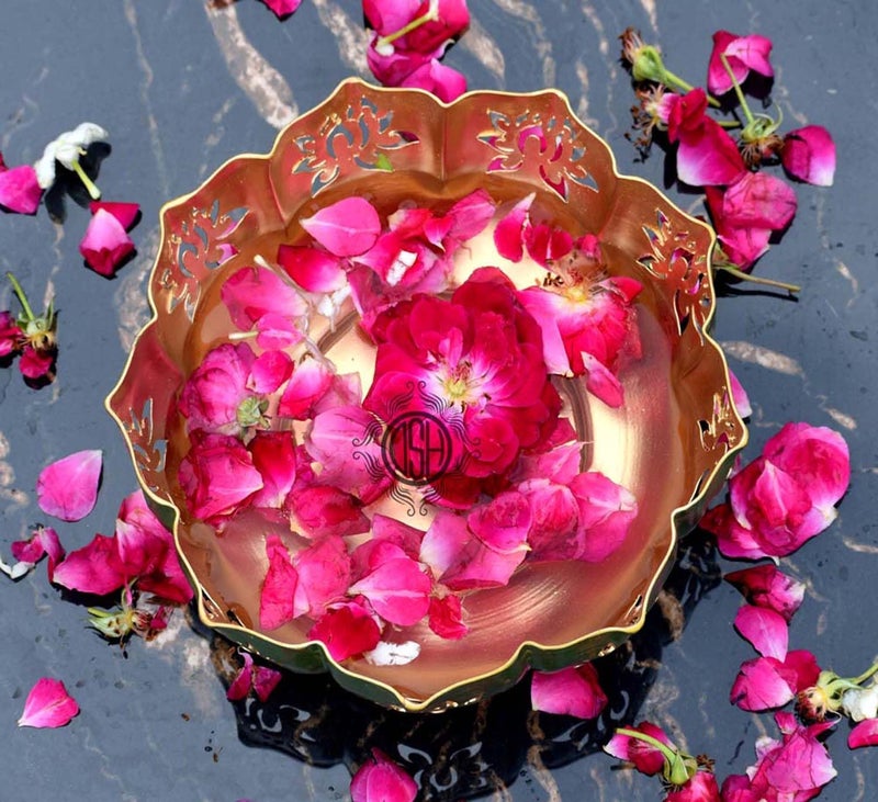 DSH Handcrafted Gold Urli Bowl for Decoration - Image 1