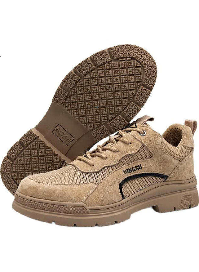 Dinggu Dinggu Men'S Safety Shoes Anti-Smashing Anti-Piercing Lightweight Work Shoes Steel Toe Labor Protection Shoes Breathable 1101Kaqiw42 - Image 1