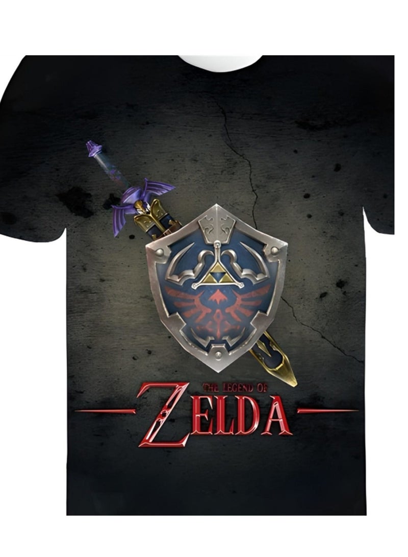 Game Zelda Breath of the Wild 3D digital printing personalized breathable children's T-shirt  - Image 2