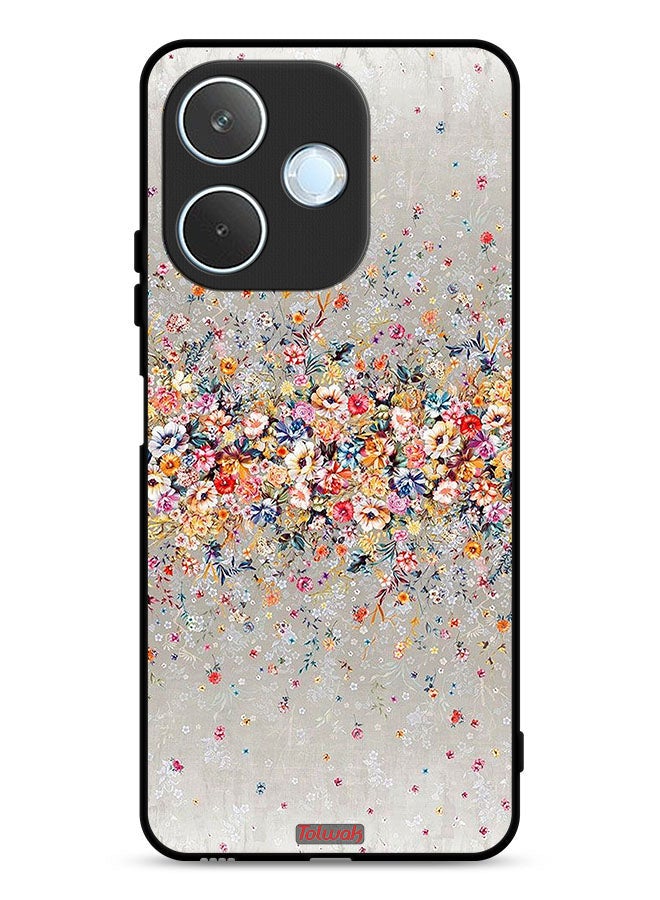 Tolwak Oppo A5 Pro Protective Case Cover Small Flowers Abstract Art - Image 1