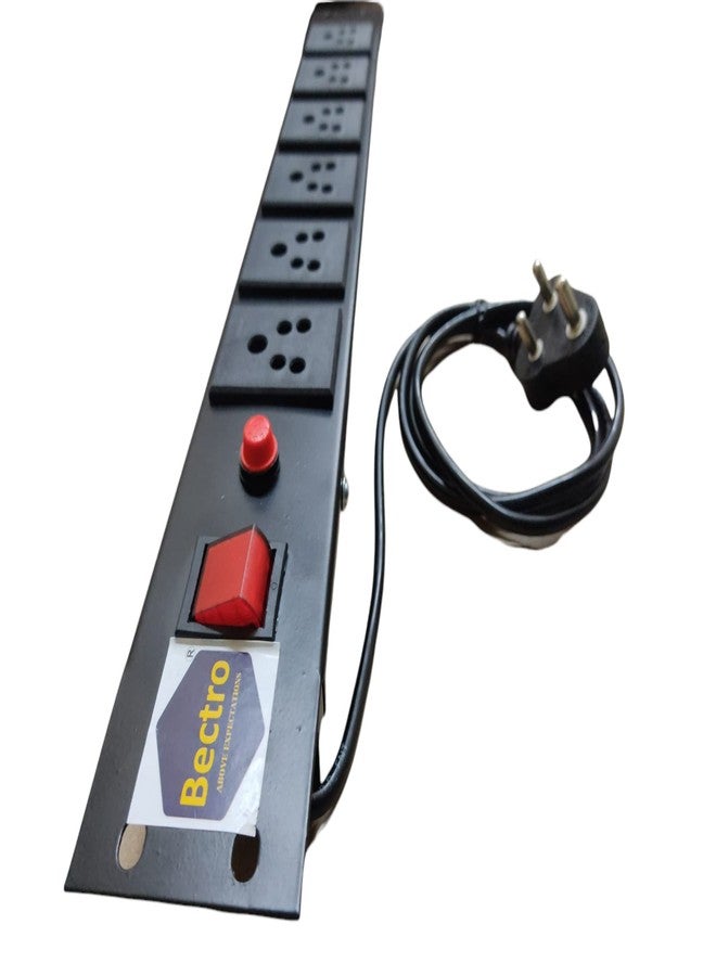 Bectro Extension Board and Surge Protector 6 Socket Networking & Server Rack Power Strip | Multi Socket Extension Board for Office Home - Image 2