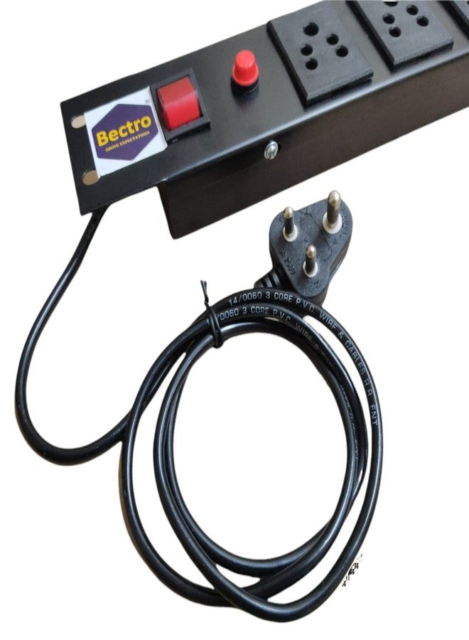 Bectro Extension Board and Surge Protector 6 Socket Networking & Server Rack Power Strip | Multi Socket Extension Board for Office Home - Image 3