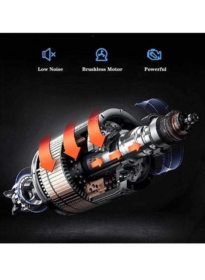 إسكدنيا Massage Gun, Percussion Muscle Massager Deep Tissue Massage Gun for Pain Relief with 4 Massage Heads 6 Speed High-Intensity Vibration Super Quiet Cordless Handheld (RED) - Image 4