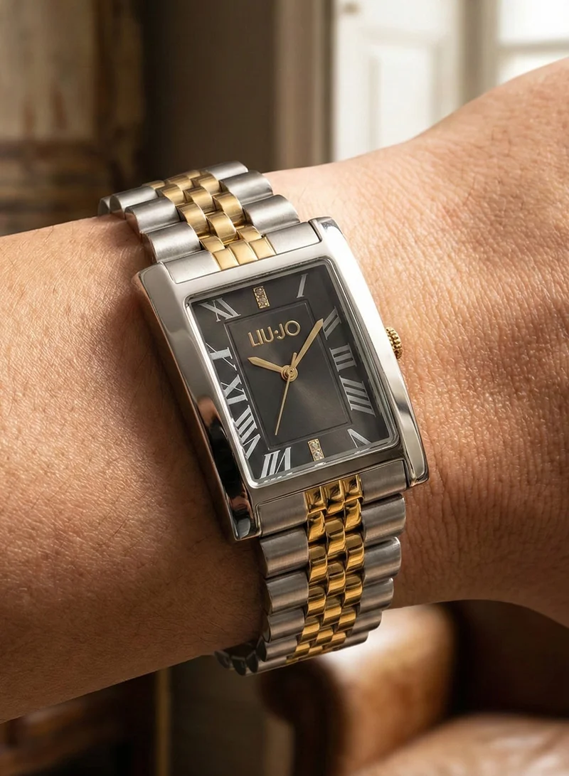 Liu Jo  Liu Jo Imperia Black Dial Dual tone Silver & Gold Stainless Steel Watch - TLJ2651 for Women | Best Price UAE