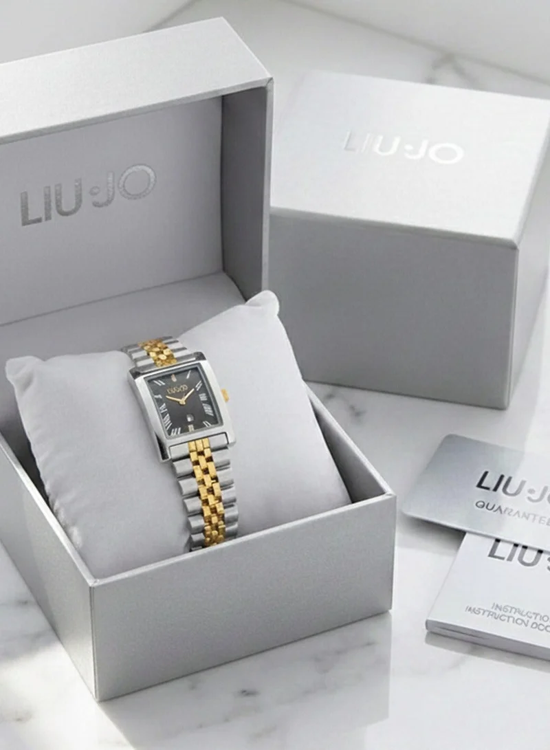 Liu Jo  Liu Jo Imperia Black Dial Dual tone Silver & Gold Stainless Steel Watch - TLJ2651 for Women | Best Price UAE