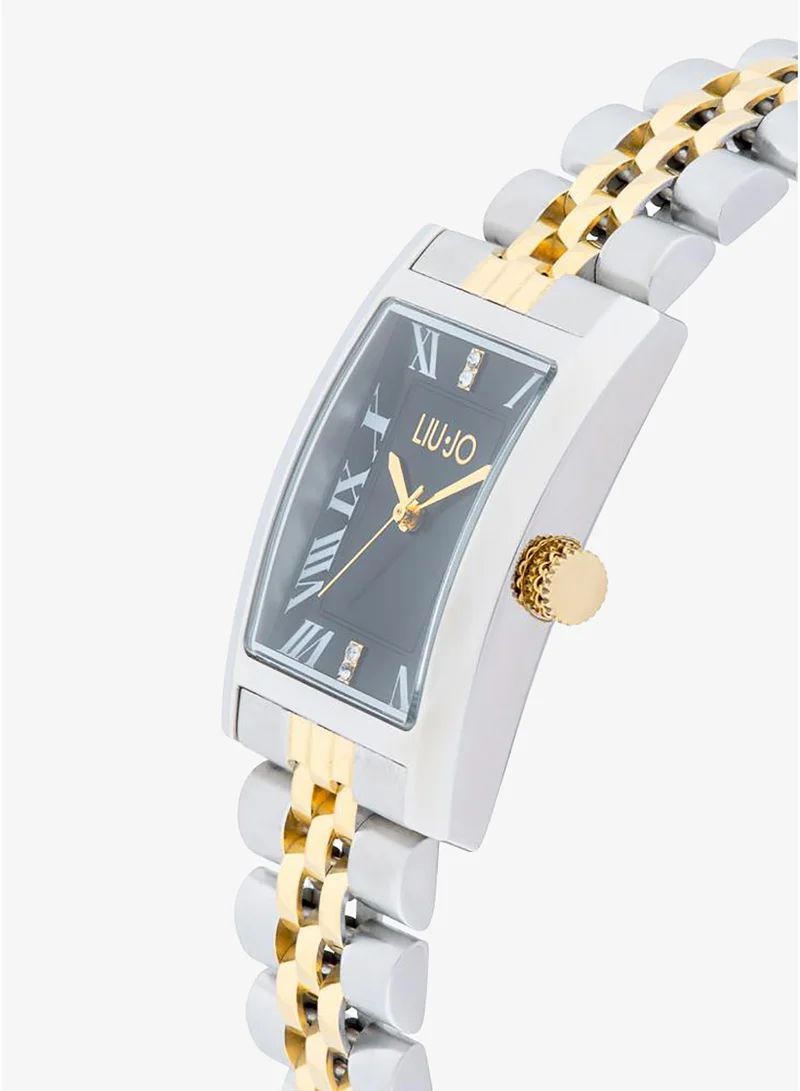 Liu Jo Liu Jo Imperia Black Dial Dual tone Silver & Gold Stainless Steel Watch - TLJ2651