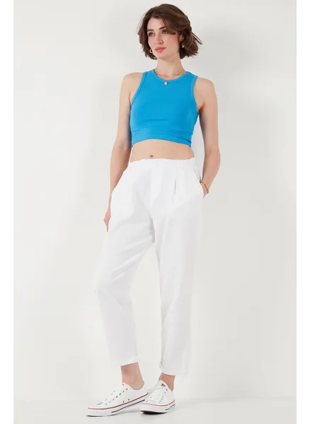 Lela Slim Fit Normal Waist Straight Leg Trousers Women's Trousers 668yp5372