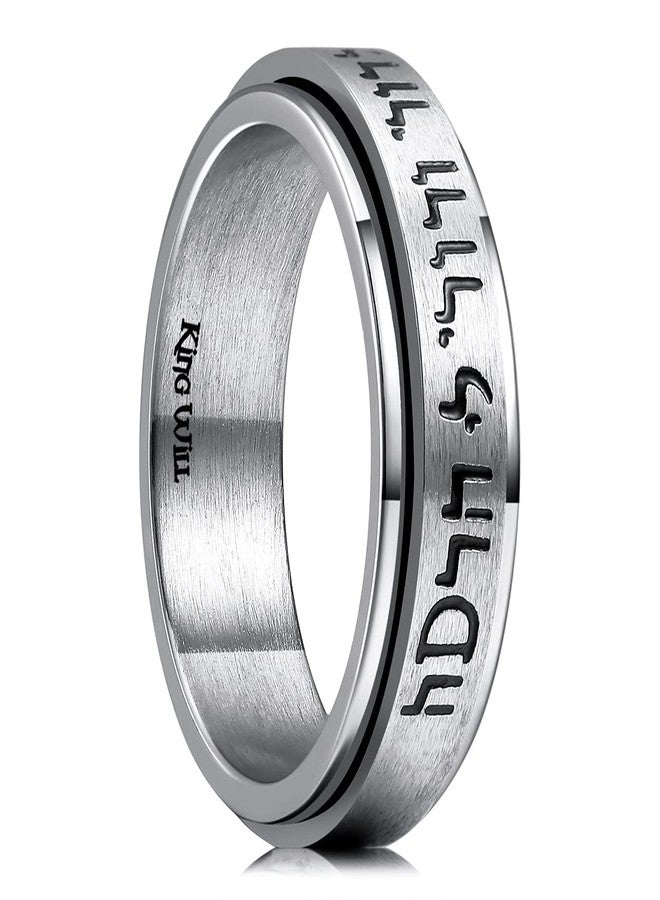 King Will 6mm Titanium Ring Spinner Fidget Anxiety Band Rings for Men Women 14 - Image 1