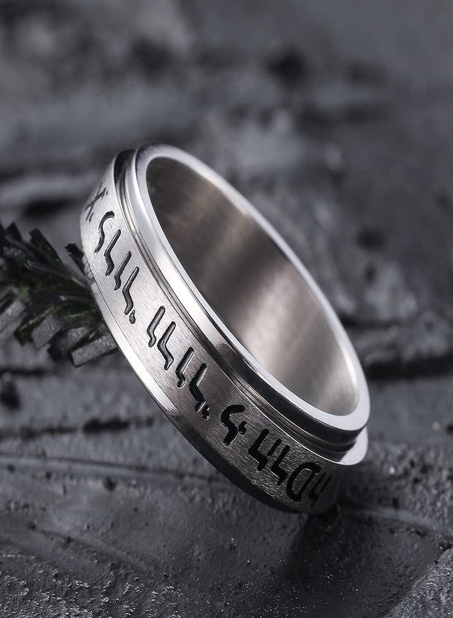 King Will 6mm Titanium Ring Spinner Fidget Anxiety Band Rings for Men Women 14 - Image 3