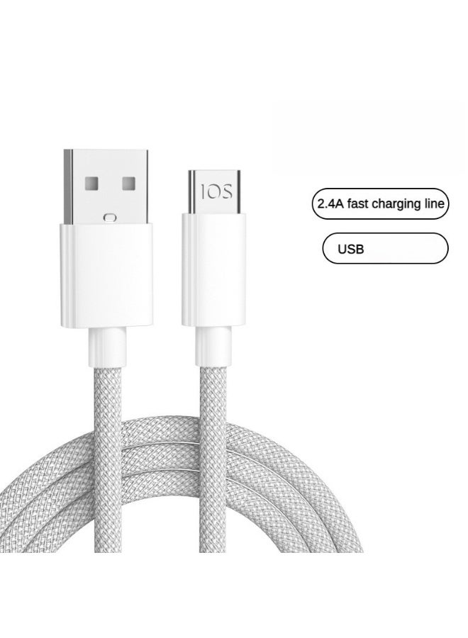 「Holidays Ready」Fast Charging Braided Cable - 20W PD for iPhone & HUAWEI - 1.5M Colorful Durable Cord - Image 1