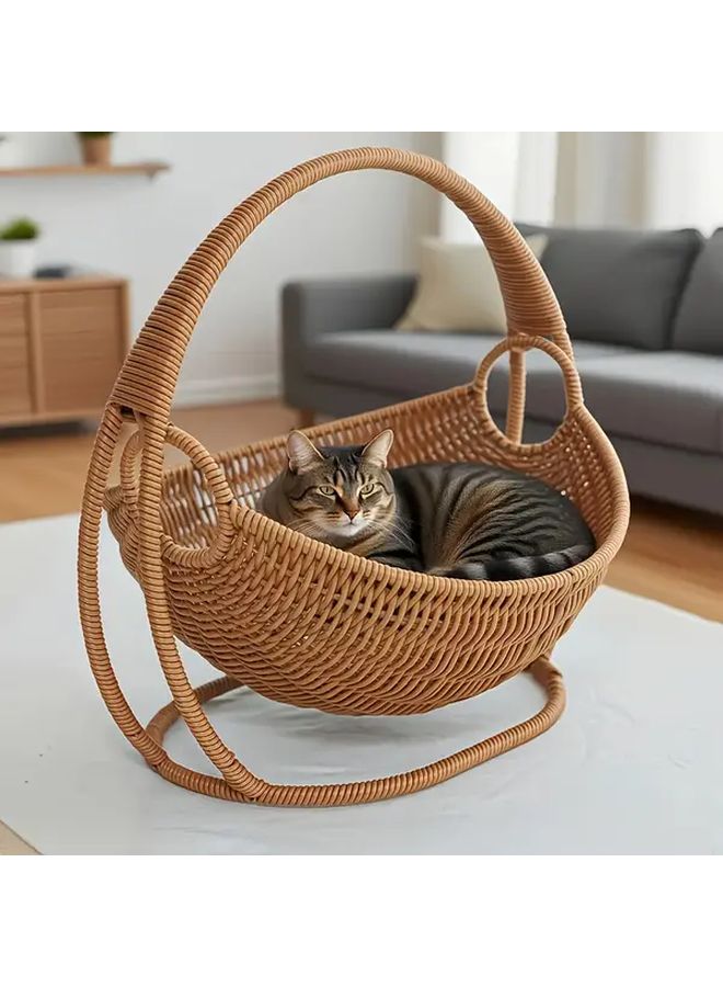 1pc Pet Hanging Basket Bed Breathable Comfortable Easy Clean For Cats Small Dogs - Image 4