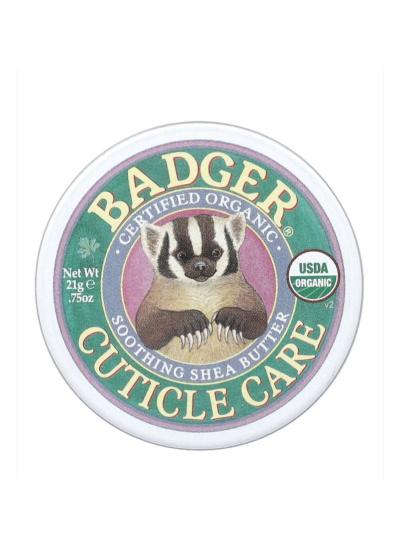 Badger Cuticle Care Shea Butter 0.75 oz (21 g) - Image 1