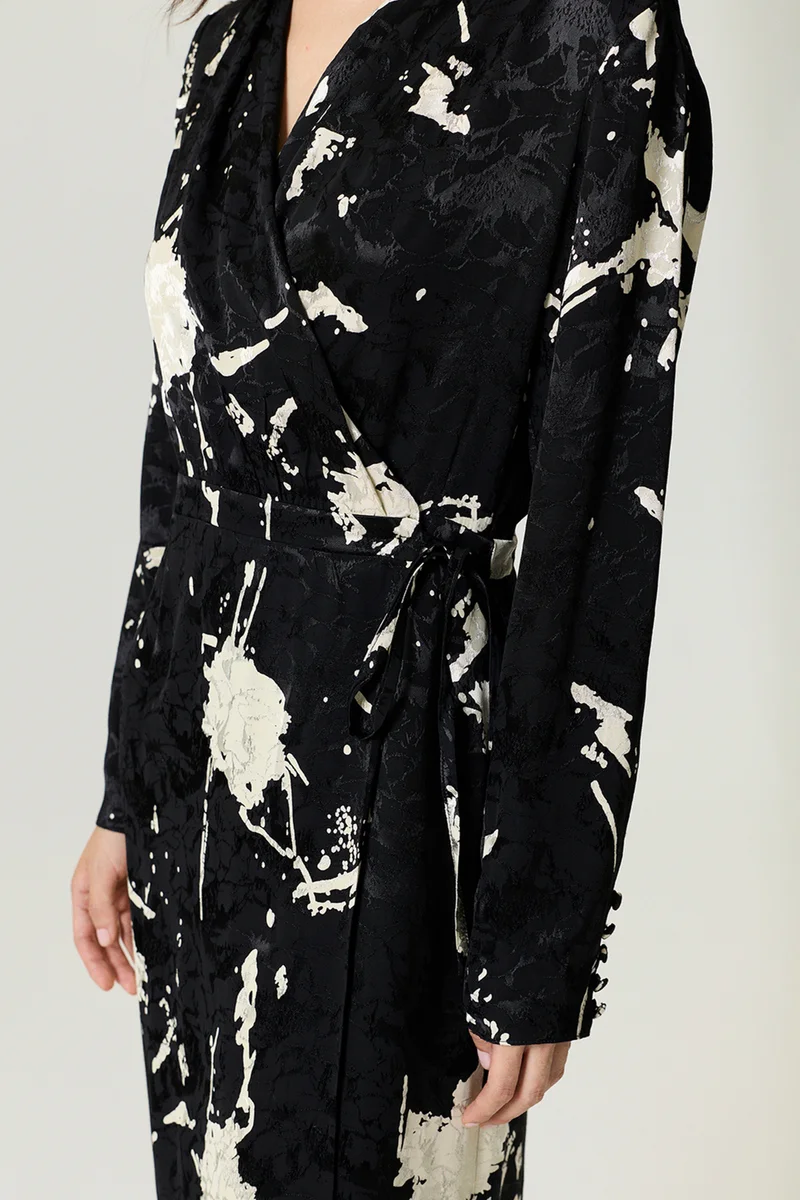 Nocturne Patterned Maxi Dress