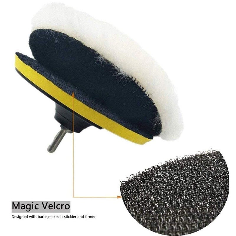 Diy Crafts CT-DIY-HI-37858 With Drill Attachment Universal Nut Sanding Disc for Use on Wood, Metal & Leather Removing Paint Others Works, Pack of 2 Set, 7" - Image 4