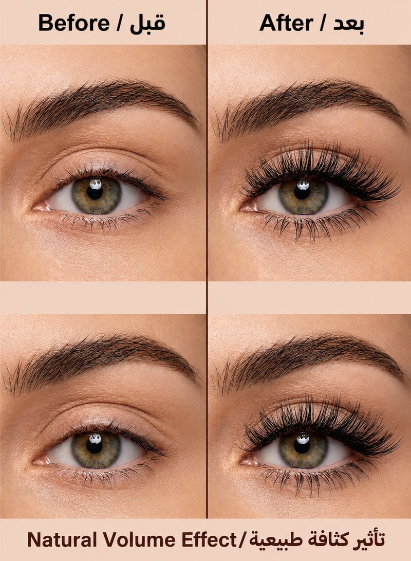BOSART 100 PCS Self Adhesive Eyelashes Clusters Kit Lash Clusters DIY False Eyelashes D Curl Pre Glued with Tweezers for Beginners, Press On Glueless Lash Extension Kit 10 to 16mm, No Glue Needed No Remover No Residue - Image 3