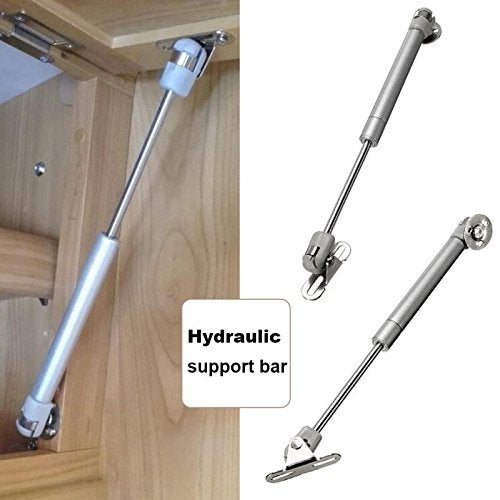 Jacklove 4 Pcs 100N/ 22.5lb Gas Strut, Pneumatic Lift, Furniture Cabinet Door Stay, Hydraulic Gas Lift Spring Stay, Cabinet Lift Support, Cabinet Door Strut - Image 4