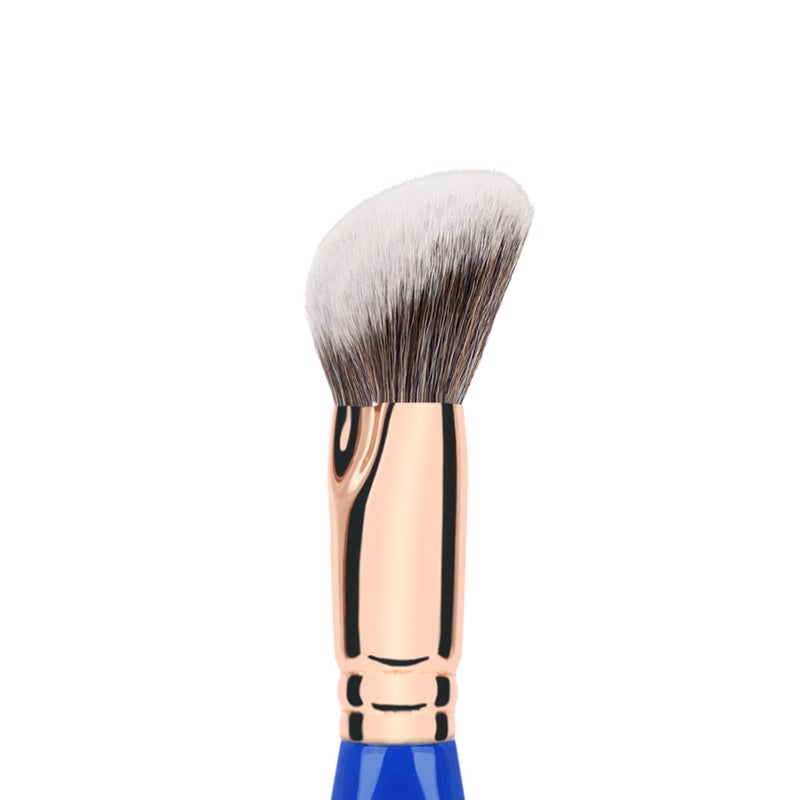 Bdellium Tools Professional Makeup Brush - Golden Triangle 968 BDHD Phase II - With All Vegan and Soft Synthetic Fibers, For Versatile Application & Blending (Blue, 1pc) - Image 2