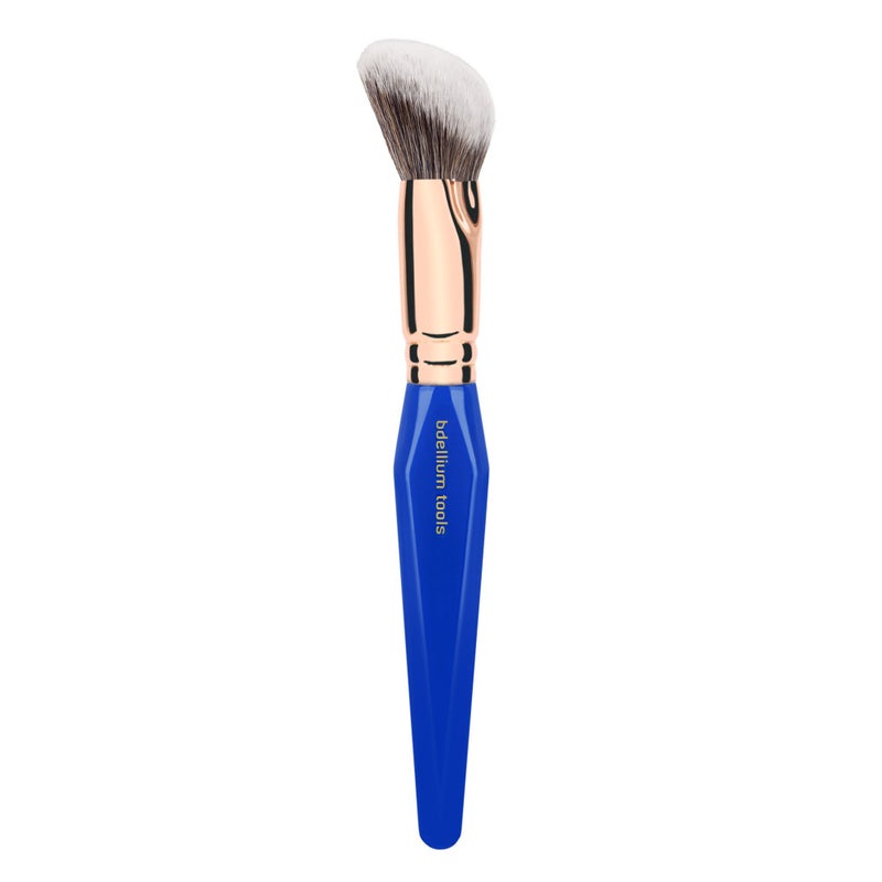 Bdellium Tools Professional Makeup Brush - Golden Triangle 968 BDHD Phase II - With All Vegan and Soft Synthetic Fibers, For Versatile Application & Blending (Blue, 1pc) - Image 3