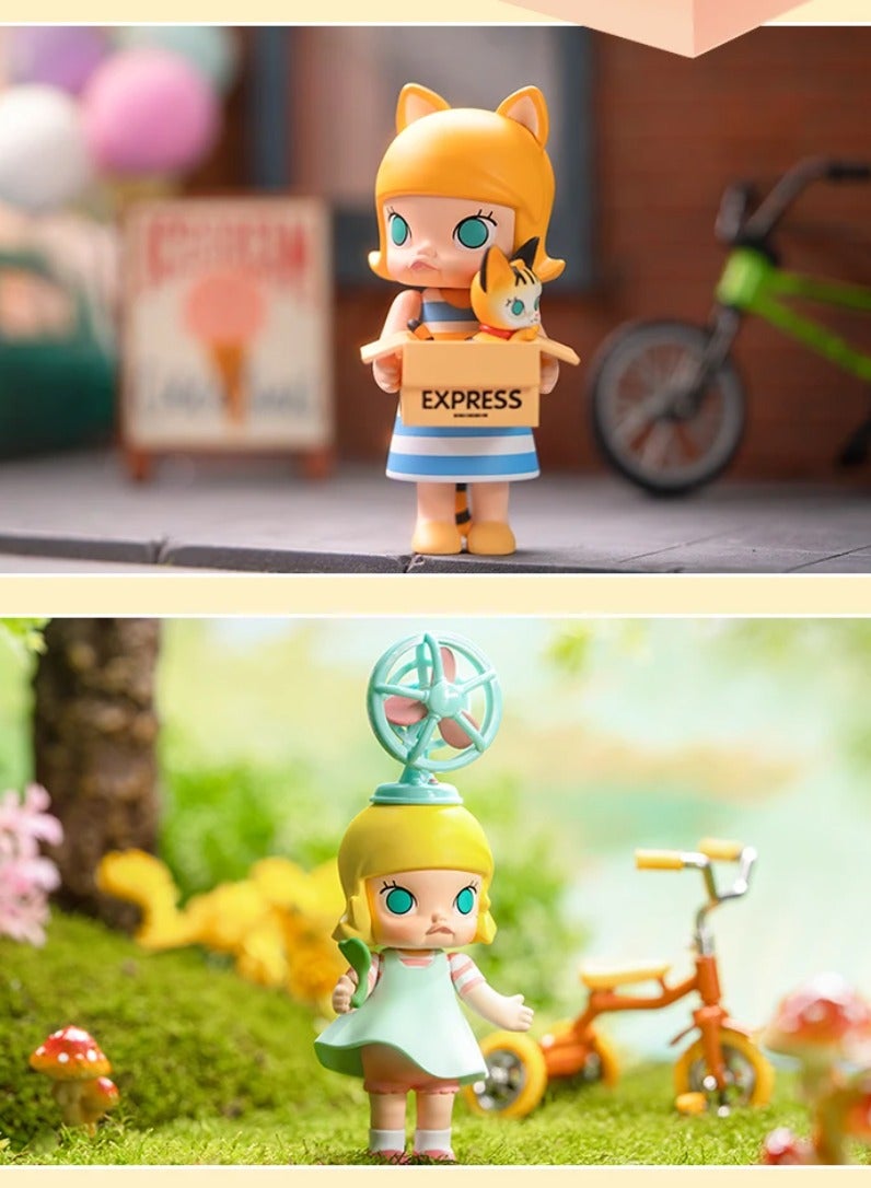 بوب مارت سلسلة MOLLY My Childhood | صندوق مفاجأة Molly | شخصيات عشوائية قابلة للتجميع | ديكور للمنزل | هدية مثالية للأولاد والبنات في الأعياد وأعياد الميلاد — صندوق واحد - Image 5
