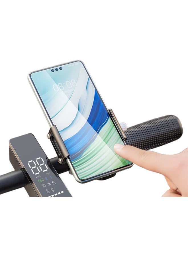 SolarStorm Bicycle Phone Holder, Passenger Car Phone Mount, Aluminum Alloy Electric Bike Balance Bike Riding Delivery Navigation Bracket - Image 3