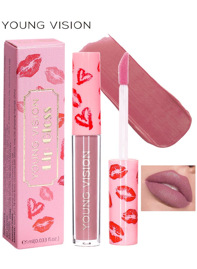 YOUNG VISION Velvet Matte Lip Gloss, Long-Lasting Makeup, Mist Lip Gloss, Non-Stick Cup Not Easy To Fade Liquid Lipstick For Women - Image 1