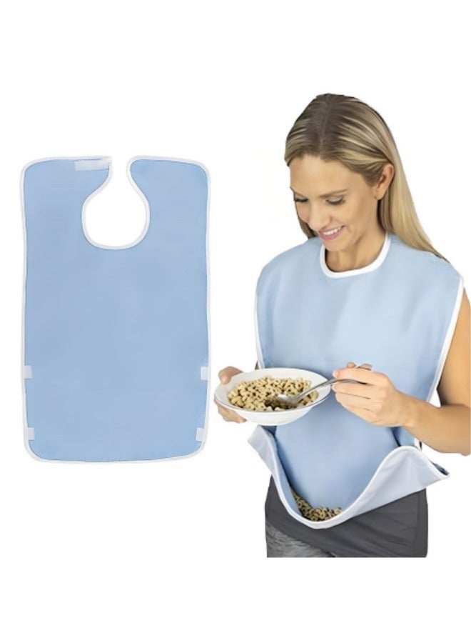 مرايل مقاومة للماء لكبار السن، مرايل مطاعم قابلة للغسل للبالغين، واقيات ملابس لكبار السن من الرجال والنساء، واقيات ملابس قابلة لإعادة الاستخدام - Image 1