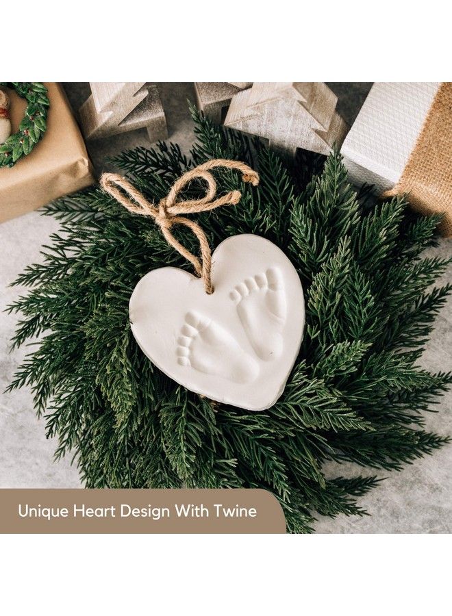 Bubzi Co Baby Handprint And Footprint Kit Ornament Makers For Baby Girl Gifts & Baby Boy Gifts Unique Memory Art Personalized Baby Gifts For Baby Registry Keepsake Box Nursery Decor - Image 4