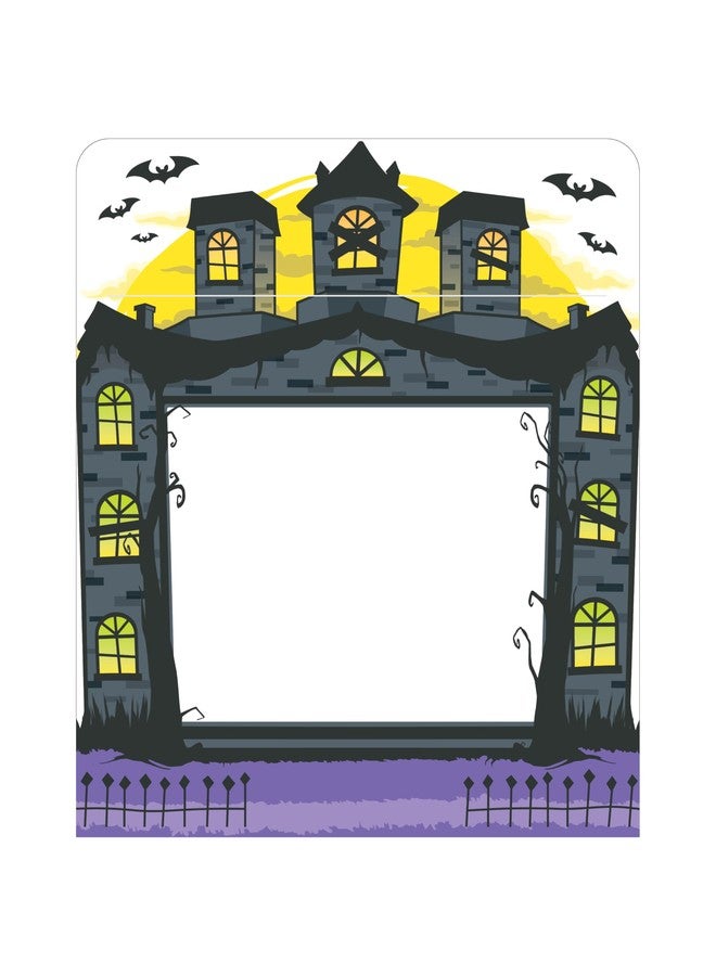 The Cookie Countess Inc The Cookie Countess Haunted House Cookie Bag (10 Count, Orange, Plastic, Zipper Closure, Stand Up, Disposable, Food Safe Plastic, Perfect for Parties & Trick-or-Treating) - Image 1