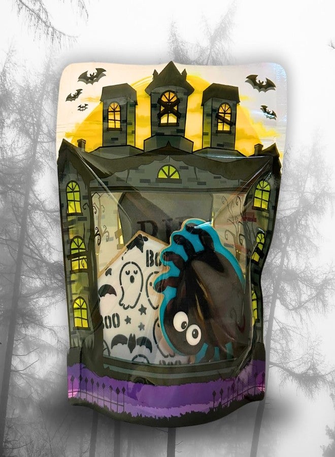 The Cookie Countess Inc The Cookie Countess Haunted House Cookie Bag (10 Count, Orange, Plastic, Zipper Closure, Stand Up, Disposable, Food Safe Plastic, Perfect for Parties & Trick-or-Treating) - Image 4
