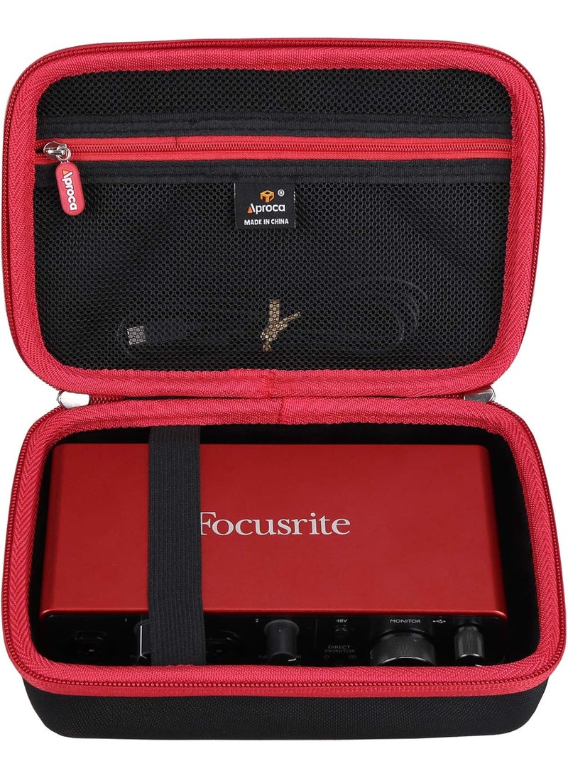 Aproca Aproca Hard Travel Storage Protective Case for Focusrite Scarlett 2i2 3rd Gen USB Audio Interface  - Image 1