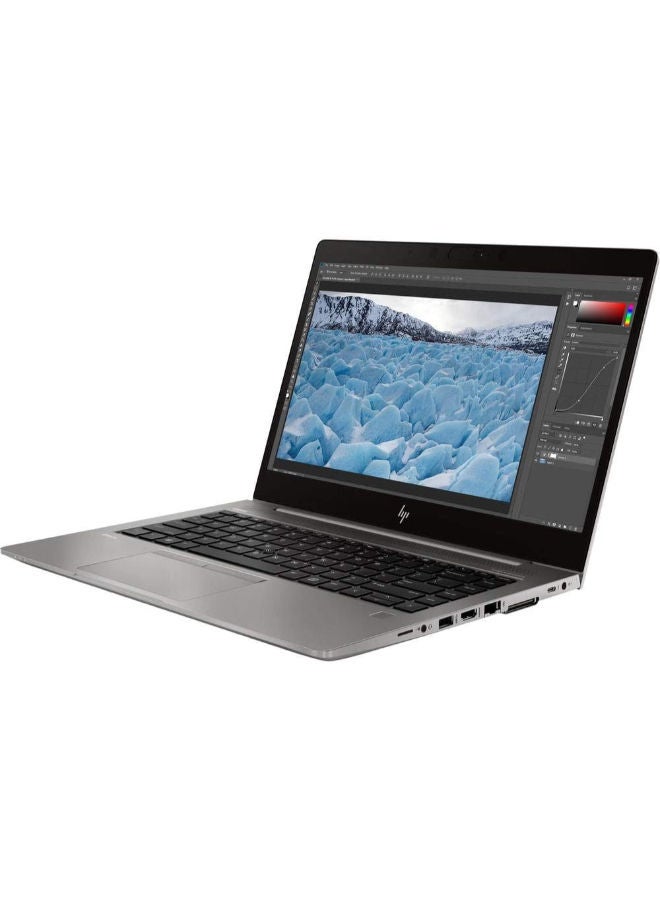 HP ZBook 14u G6 Mobile Workstation, Intel Core i7-8565U, 512GB SSD, 16GB RAM, AMD Radeon Pro WX 3200 4GB, 14.1 Inch FHD Display, Windows 10 Pro - Silver (Renewed), Grade A, 6 Months Warranty Silver - Image 2