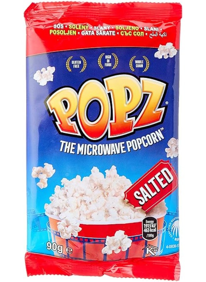 POPZ Popz Salt Microwave Popcorn - 90 gm 