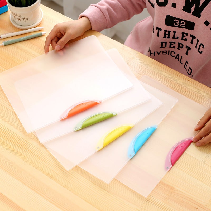 A4 Folder Eq321 Rotating Storage Folder Transparent Report Folder Rod Folder A5 Cover Binding Resume B5 - Image 5