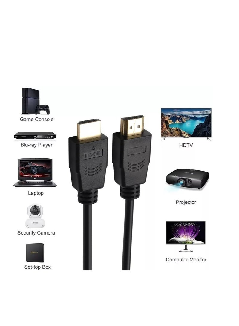 KUWES HDMI 2.0 4K @ 60Hz M/M PVC High-Speed HDMI Cable with 24K Gold Plated Connector and Ethernet 3M - Image 3