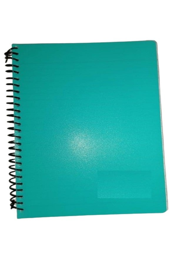 Peeplvalue Pack of 10 A5 Size-80 Pages unruled blank Spiral Bound Notebook White unruled Paper Wirebound Journal/Diary/DIY Notepads for School/Office (A5 multicolour Size- 14x21cm) - Image 5