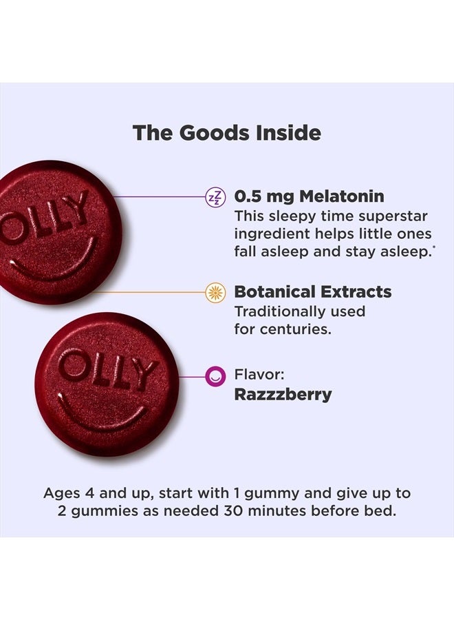 OLLY Kid's Sleep, Razzzberry, 50 Gummies - Image 3