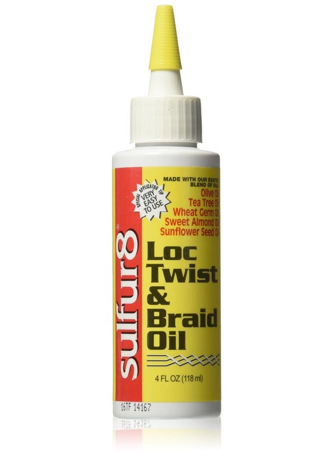 sulfur8 Loc Twist and Braid Oil, 4 Ounce - Image 1