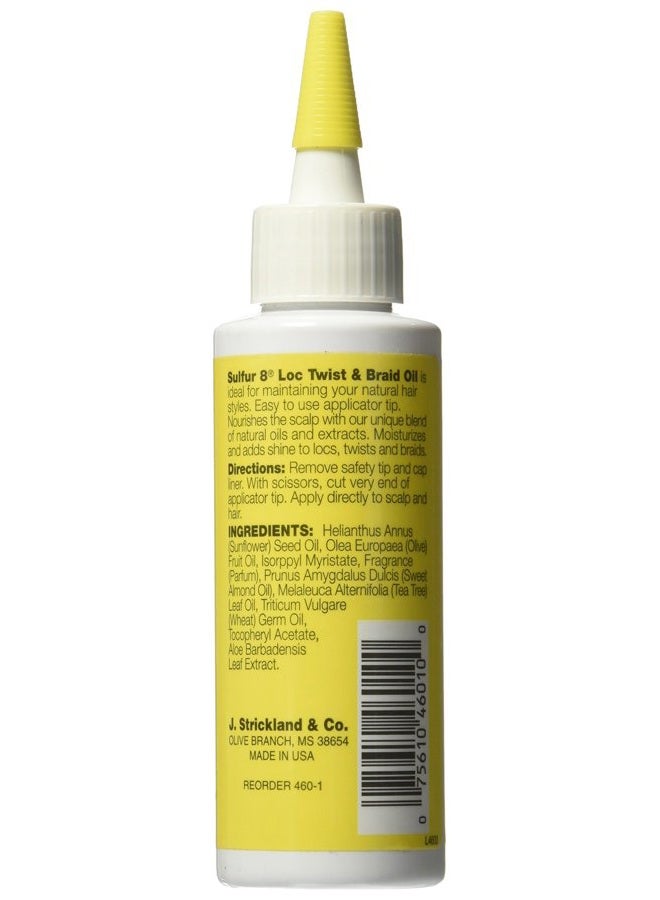 sulfur8 Loc Twist and Braid Oil, 4 Ounce - Image 2