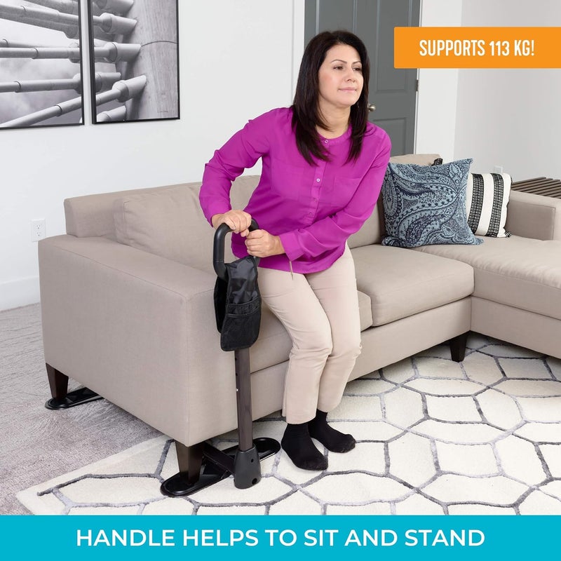 Stander CouchCane Ergonomic Safety Support Handle Adjustable Living Room Standing Aid for Chair Couch Lift Chair Organizer Pouch Eligible for VAT Relief in the UK - Image 2