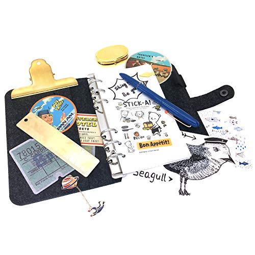 Zelten A6 Felt Binder Blue - Image 4