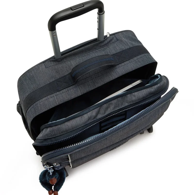 Kipling  New Storia Large 4-Double Wheeled Kids Trolley Bag - Marine Navy for Men | Best Price UAE