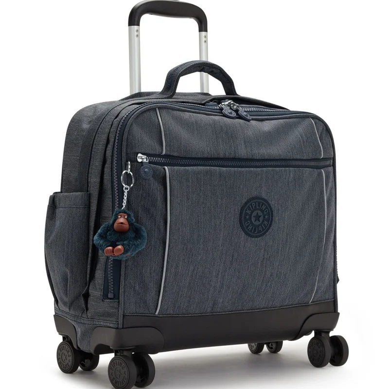 Kipling  New Storia Large 4-Double Wheeled Kids Trolley Bag - Marine Navy for Men | Best Price UAE