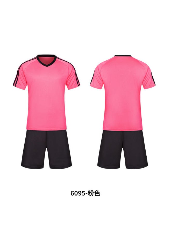 Football Suit For Boys, Primary And Secondary School Students, Children's Training And Competition Team Uniforms With Printed Numbers, Breathable Light Version Uniforms, Starting From One Piece