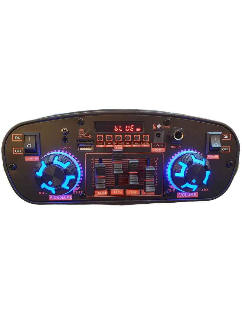 ASD ASD-2494 Harmony 1700W Party Trolley Speaker with Wireless Mic, Disco Lights & Remote  - Image 3