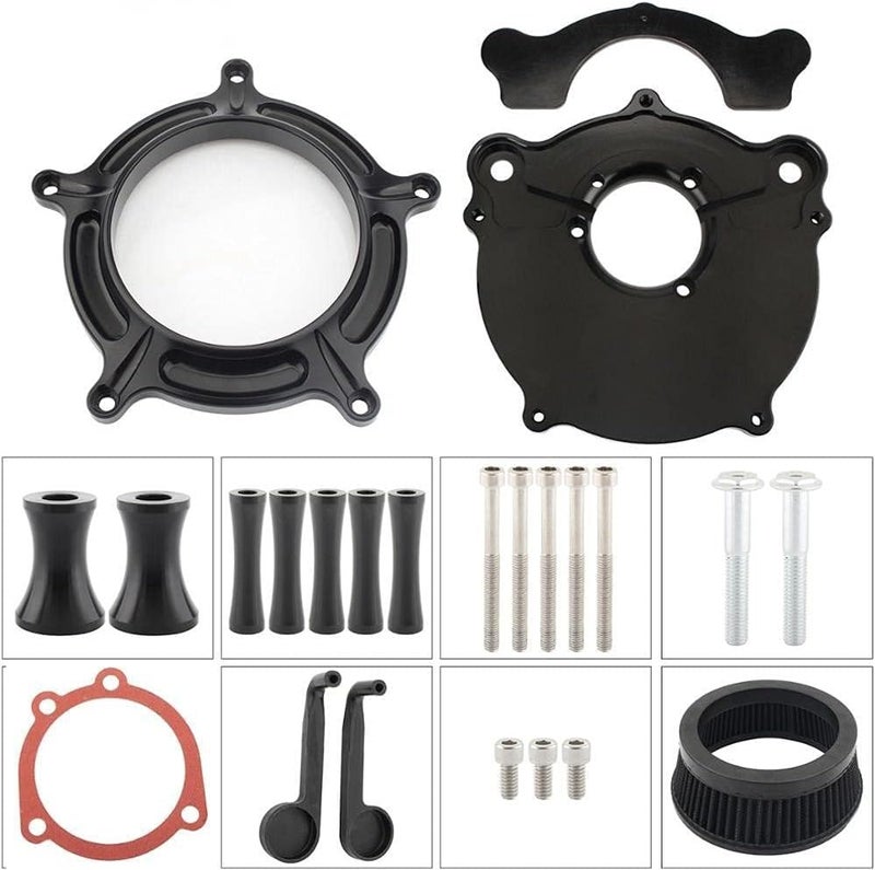 QASULER Motorcycle Air Filter for Harley Models - Image 3