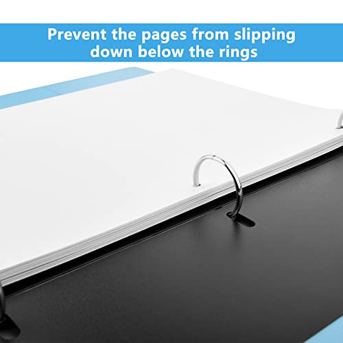 Homakover 20 PCS Flat Sheet Lifters, Sheet Flatteners, Sheet Lifters Binders, Plastic Sheet Lifters, Protect Binder Page Sheet for 11-Inch x 8-1/2-Inch 3 Ring Binder, D Ring Binders - Image 4